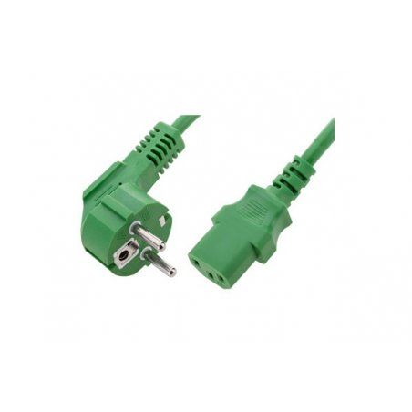 AC Power cord 2 P GND Green - 1.80 m