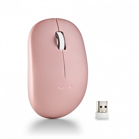 Souris sans fil NGS Fog Pro (Rose)
