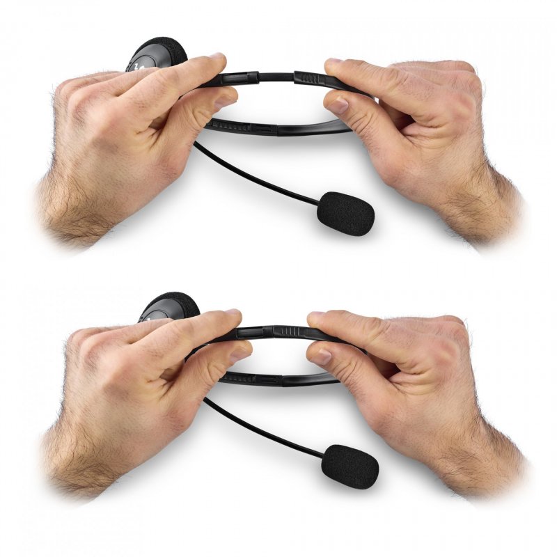 NGS MS103 MAX Casque Avec fil Arceau Appels/Musique Noir