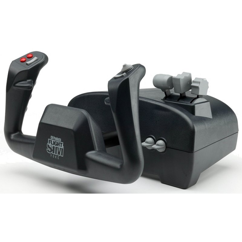 CH Products Flight Sim Yoke Black USB 2.0 MAC, PC