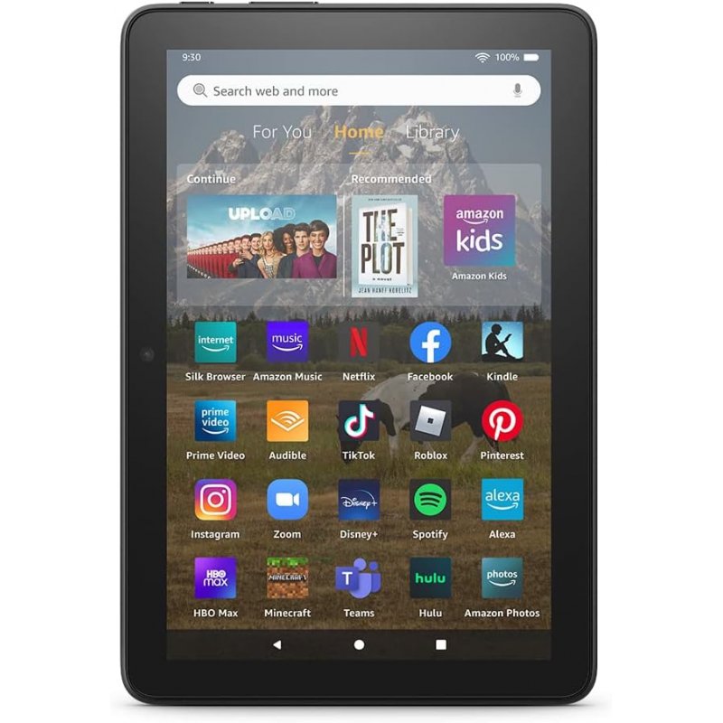 Amazon - Fire HD 8 Tablet 2022 8 HD display 64 GB - Black