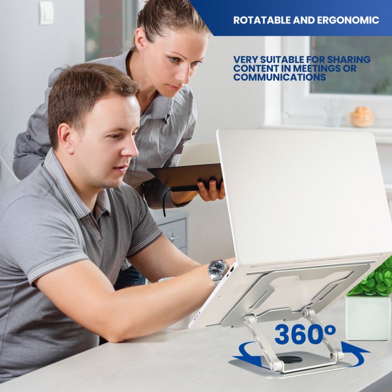 Ewent EW1267 Support de livres Supports de Laptop Argent 43,9 cm (17.3")