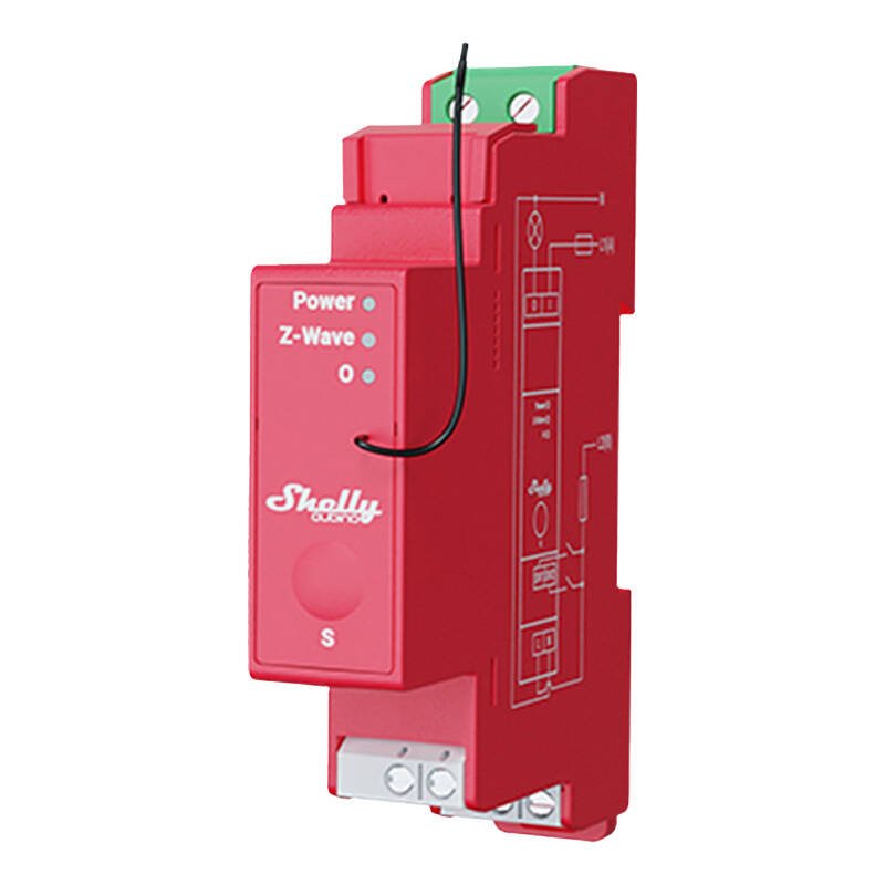 Shelly Relais "Wave Pro 1PM" max 16A Z-Wave DIN-Rail
