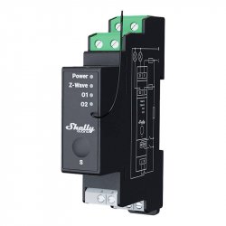 Shelly Relais "Wave Pro 2PM" max 25A Z-Wave DIN-Rail