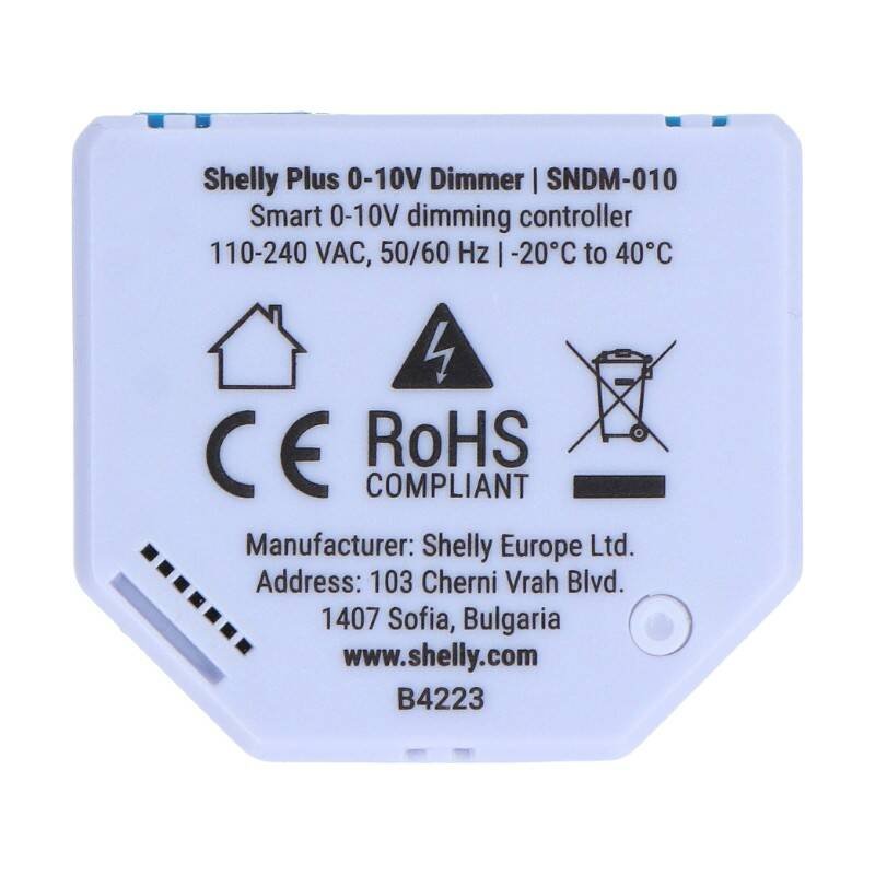Home Shelly Relais "Dimmer 0-10V" Unterputz