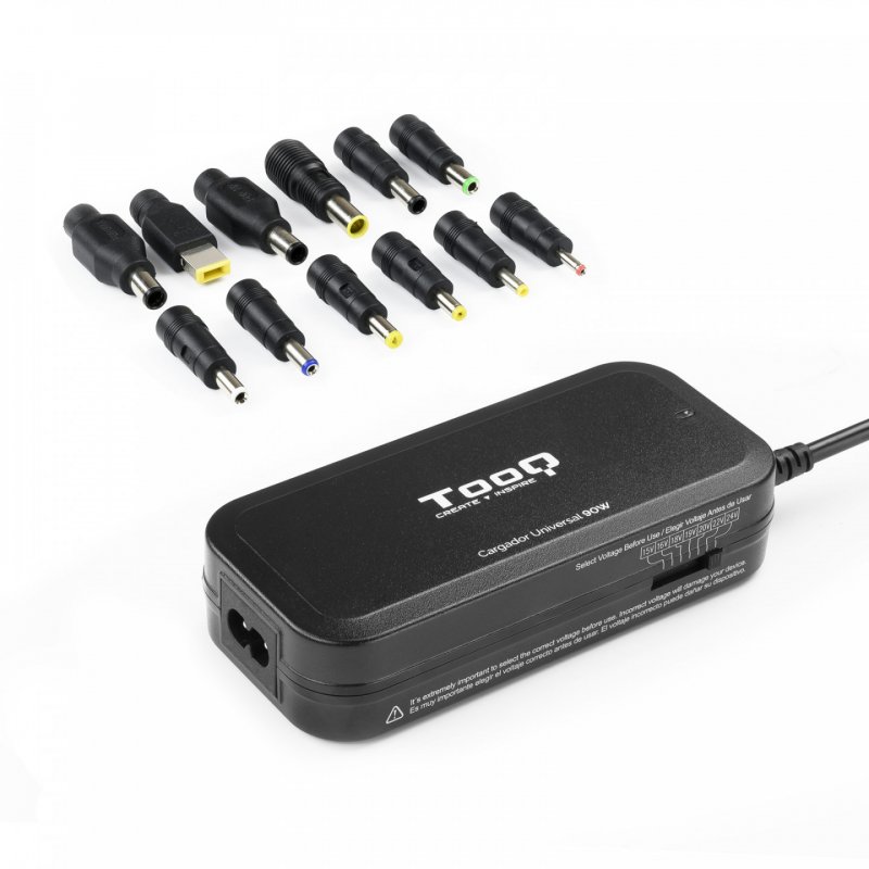 TooQ TQLC-90BS02M mobile device charger Digital camcorder, Digital camera, MP3, Mobile phone Black AC Indoor