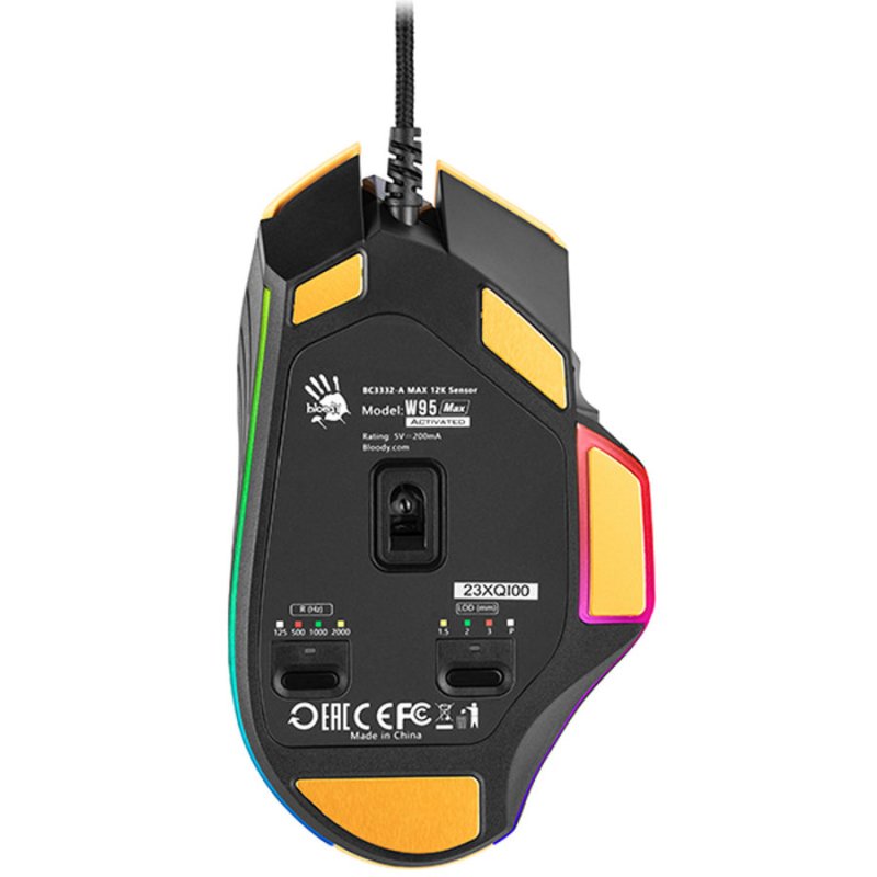 A4TECH MOUSE W95MAX USB SPORTS LIME A4TMYS47259