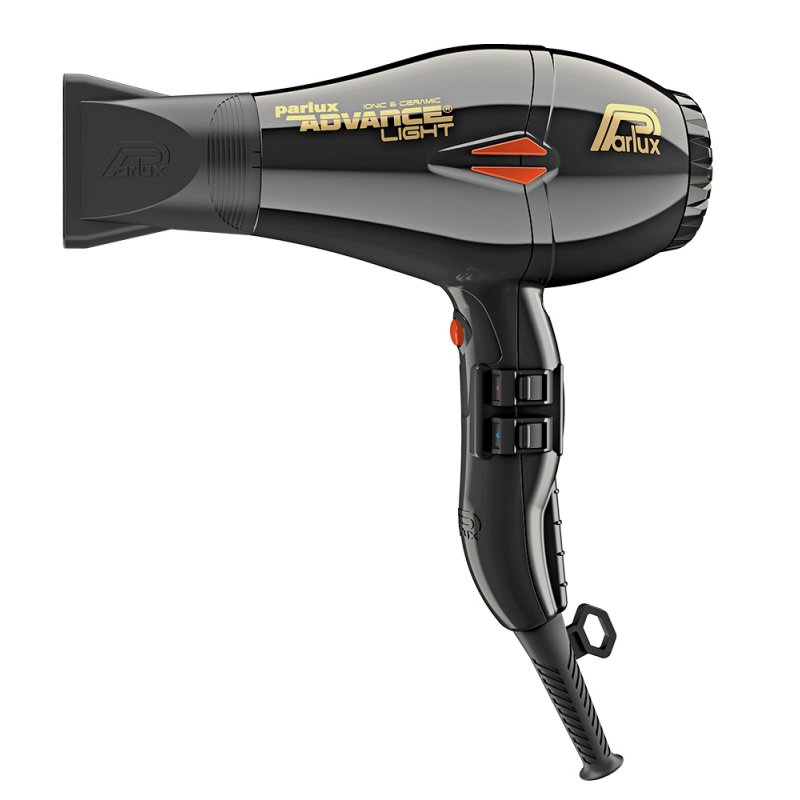 Parlux 387 Advance Light Ionic &amp Ceramin Hairdryer Black