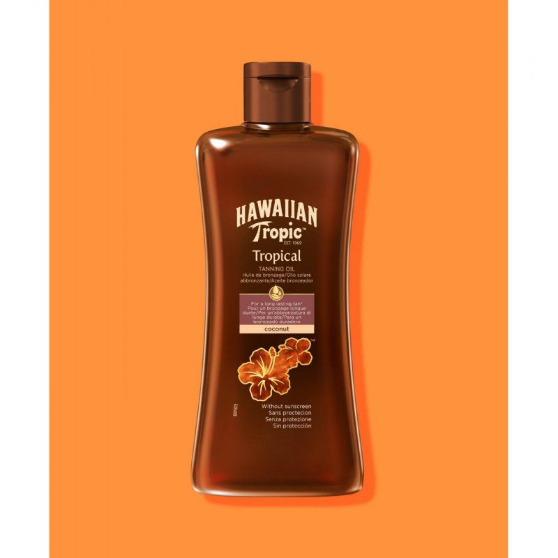 Hawaiian Tropic Tropical Tanning Oil Dark Huile 200 ml Corps