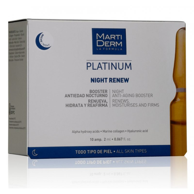 MartiDerm PLATINUM Night Renew 10 ampoules