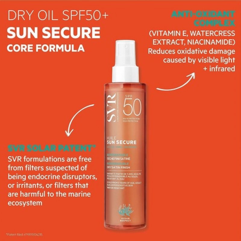 SVR Sun Secure Huile Seche SP200ml
