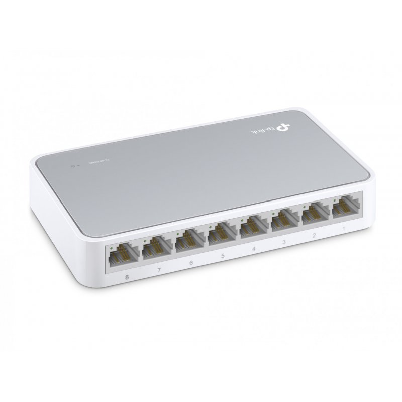TP-Link TL-SF1008D Non-géré Fast Ethernet (10/100) Blanc