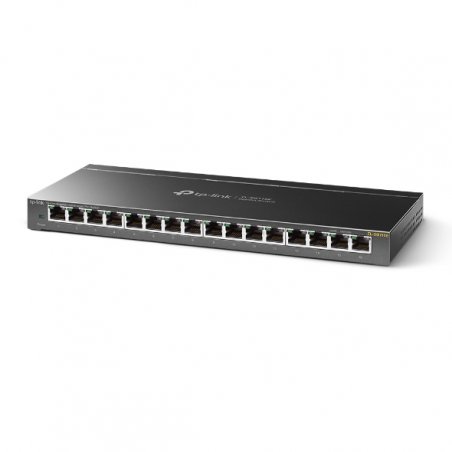 TP-LINK (TL-SG116E) 16-Port Gigabit Unmanaged Pro Switch, Steel case