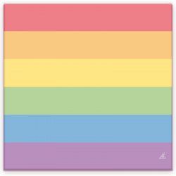 PRIDE - SET 20 LGBT FLAG NAPKINS