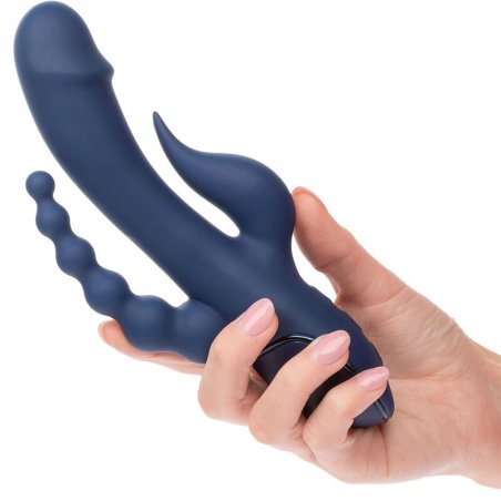 CALIFORNIA EXOTICS - VIBRATOR TRIPLE ORGASM BLUE