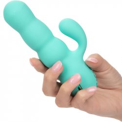 CALIFORNIA EXOTICS - DEL MAR DIVA VIBRATOR RABBIR AQUA GREEN BY CALIFORNIA DREAMING