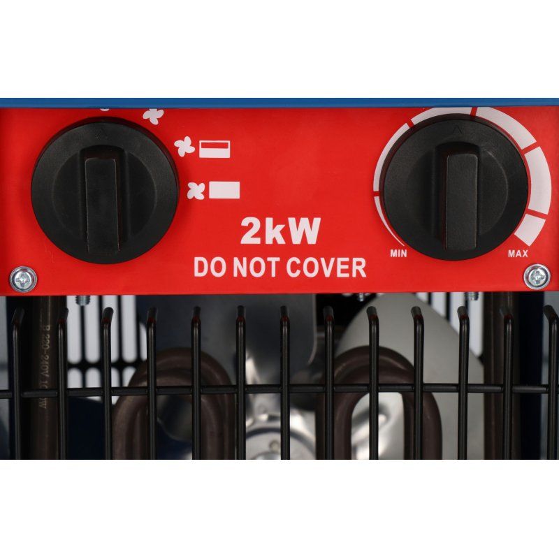 Blaupunkt EH7010 Intérieure Noir, Bleu, Rouge 2000 W Chauffage de ventilateur électrique