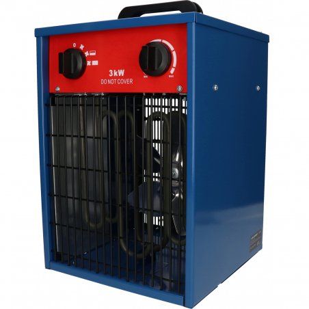 Blaupunkt EH9010 Intérieure Noir, Bleu, Rouge 3000 W Chauffage de ventilateur électrique
