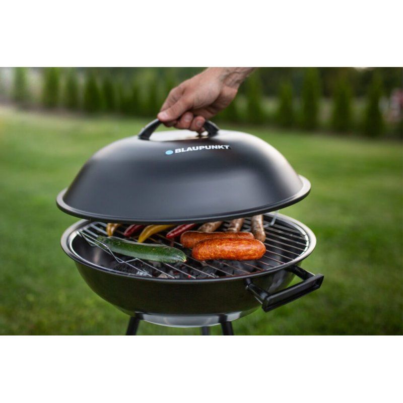 Blaupunkt GC301 barbecue et grill Chaudron Charbon de bois (combustible) Noir