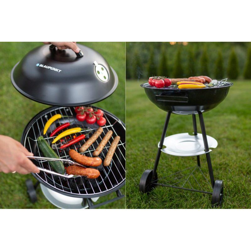 Blaupunkt GC301 barbecue et grill Chaudron Charbon de bois (combustible) Noir