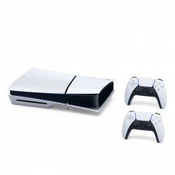 Sony Playstation 5 Slim 825GB BluRay (PS5) White 2 Dualsense controllers