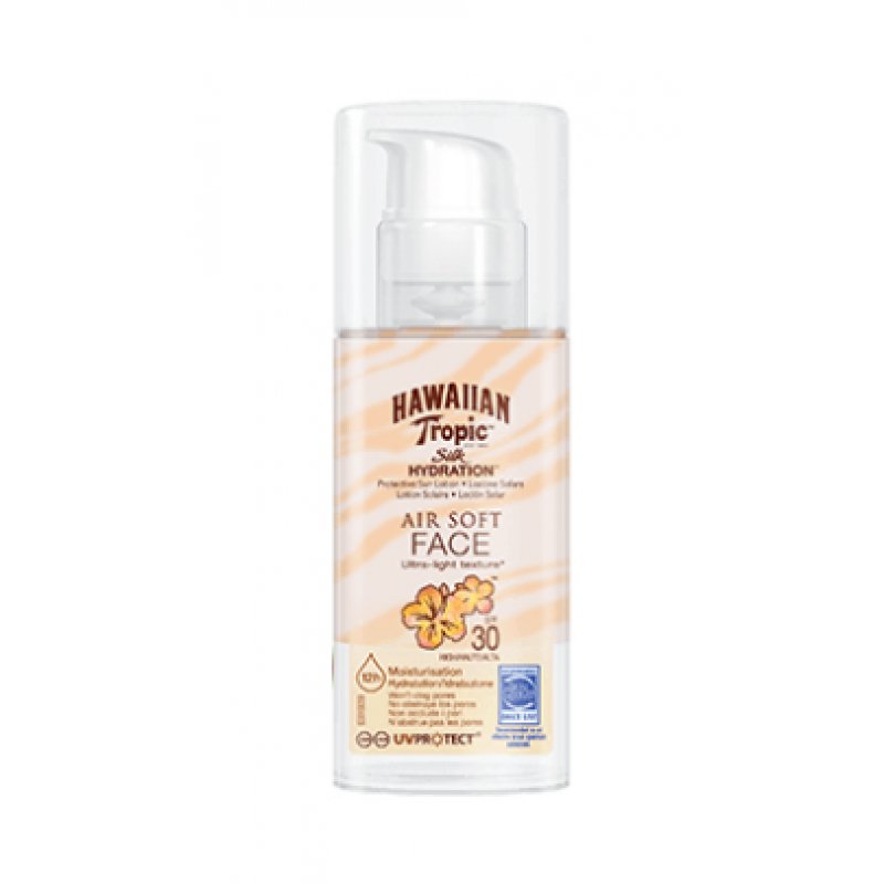 Hawaiian Tropic Silk Hydration Air Soft Face SPF 30, 50ml