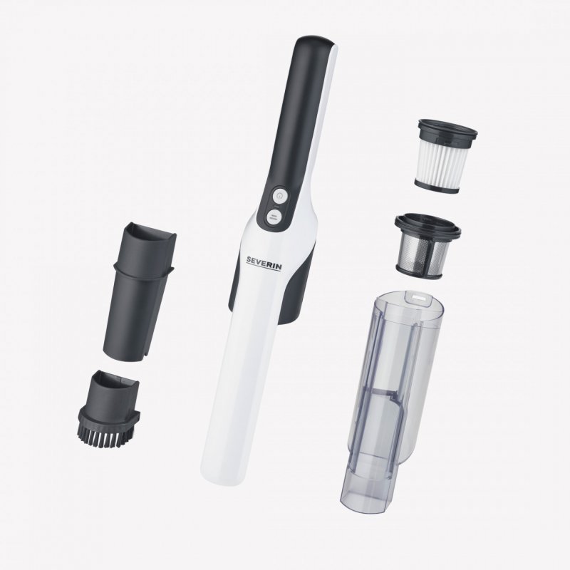 Severin HV 7140 handheld vacuum Black, White Bagless