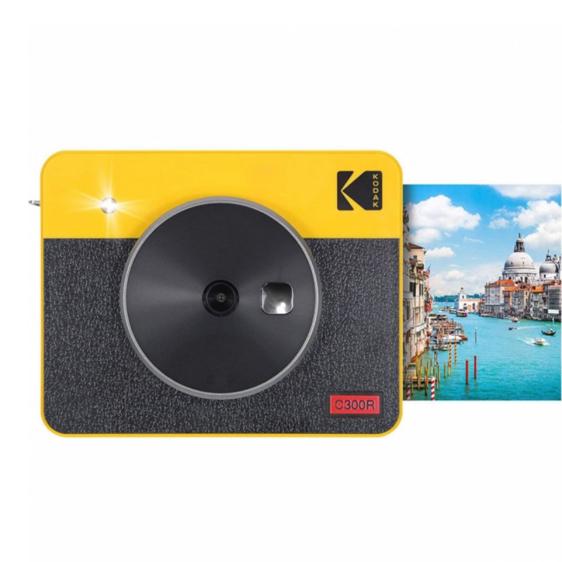 Kodak Mini Shot 3 Square Retro Instant Camera and Printer Yellow
