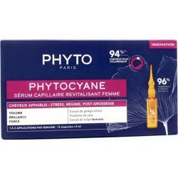 PHYTOCYANE WOMEN TREATMENT REACTIONAL HAIR LOSS 12X5ML (novelty)