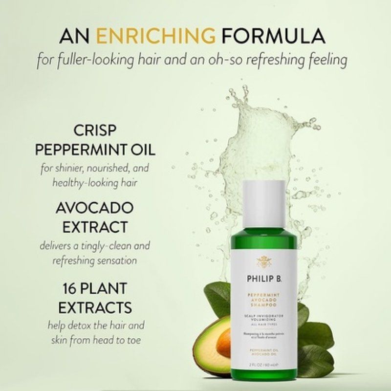 Peppermint Avocado Shampoo 60ml