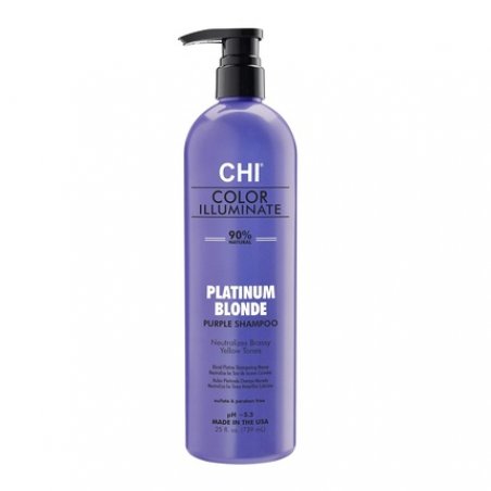 Chi Color Illuminate Shampoo - Platinum Blonde 739ml