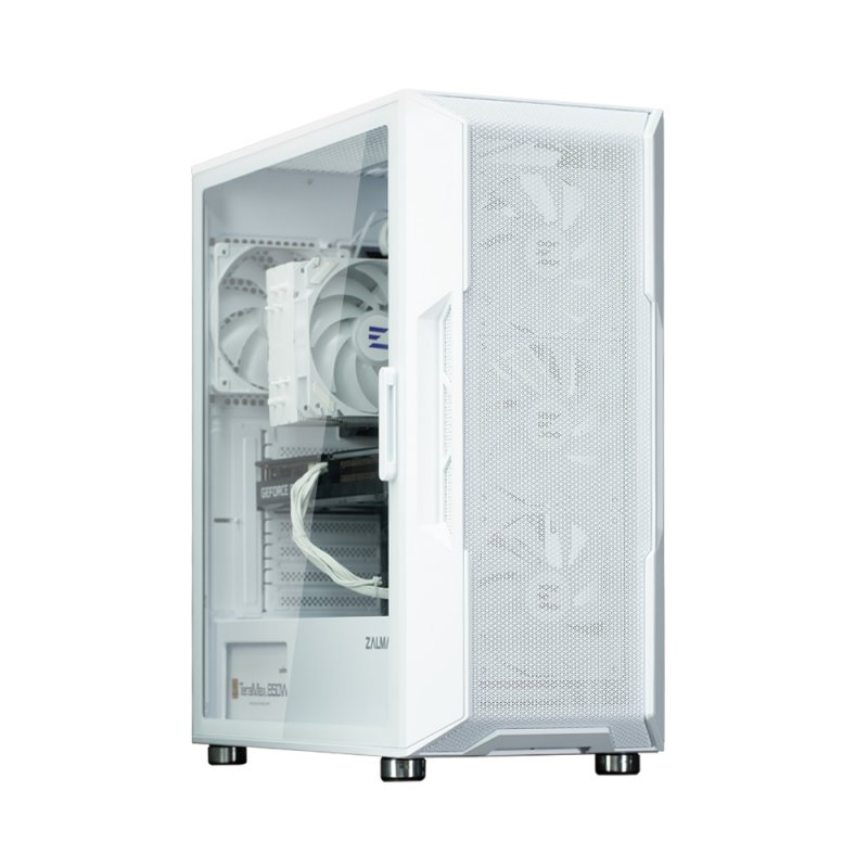 Boitier Moyen Tour ATX Zalman I3 Neo aRGB avec panneau vitré (Blanc)