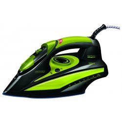 MPM MZE-04 iron Dry & Steam iron Ceramic soleplate 2400 W Black Green