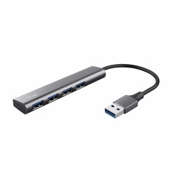 Trust Halyx USB 3.2 Gen 1 (3.1 Gen 1) Type-A 5 Mbit/s Black Grey