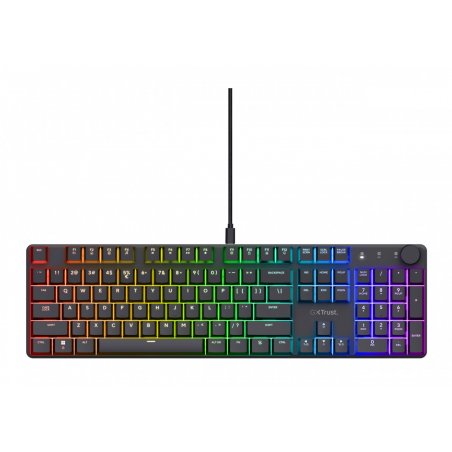 Trust GXT 866 TORIX keyboard USB QWERTY US International Black
