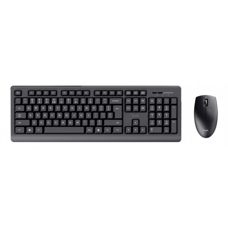 Trust Primo keyboard Mouse included RF Wireless QWERTY US English Black