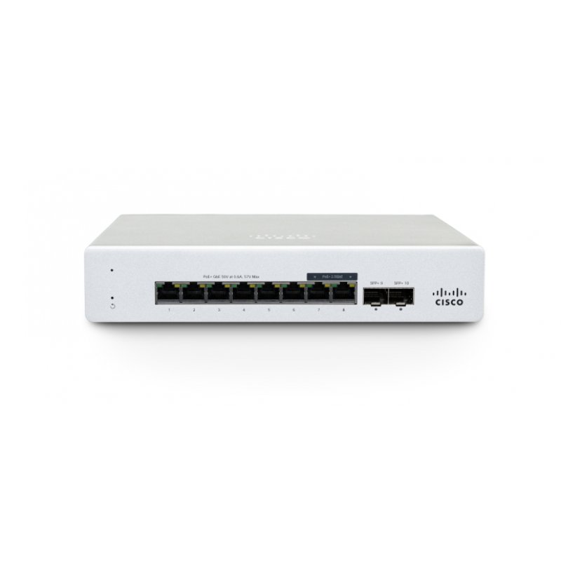 Cisco Meraki MS130 compact Managed Gigabit Ethernet (10/100/1000) Power over Ethernet (PoE) 1U Aluminium