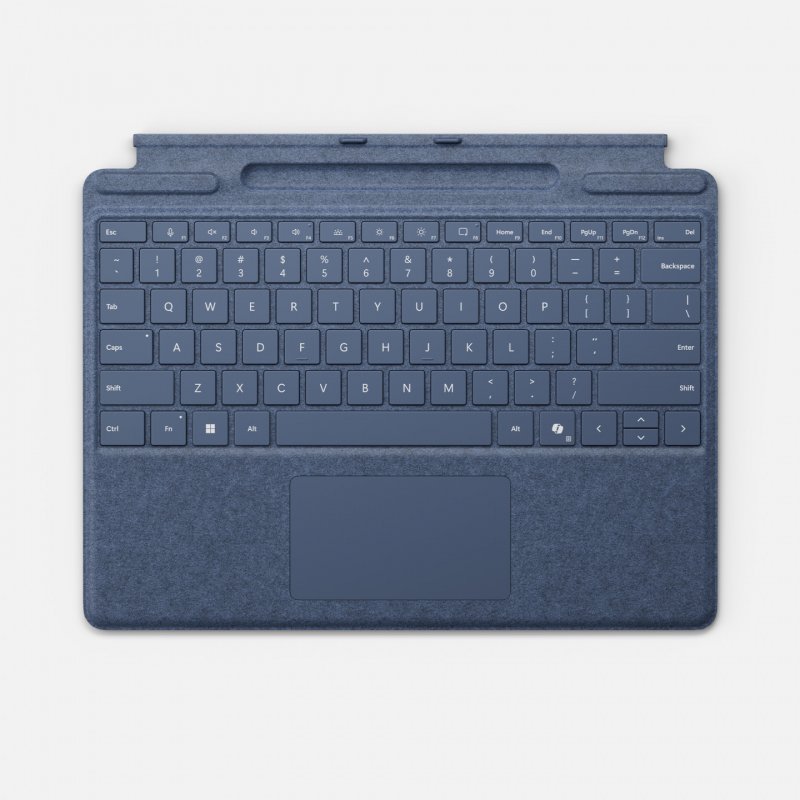 Microsoft Surface Pro Keyboard mit Stiftaufbewahrung - saphire