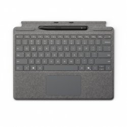 Microsoft Surface Pro Keyboard mit Slim Pen - platin
