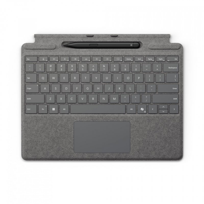 Microsoft Surface Pro Keyboard mit Slim Pen - platin