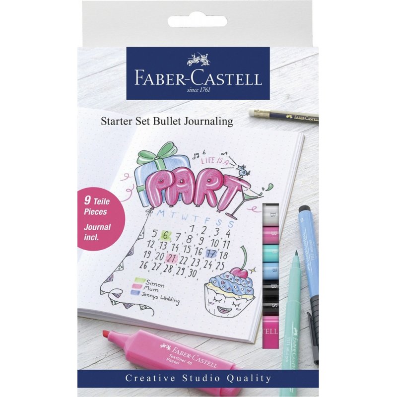 Faber-Castell - Bullet Journaling starter set (9 pcs) (267125)