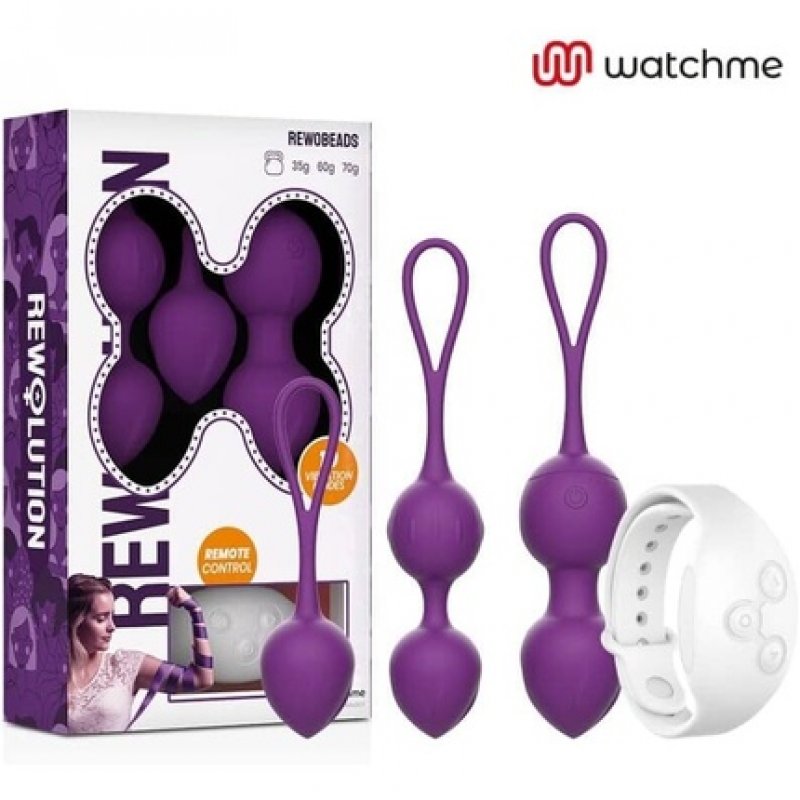 REWOLUTION REWOBEADS VIBRATING BALLS REMOTE CONTROL WITH WATCHME TECHNOLOGY