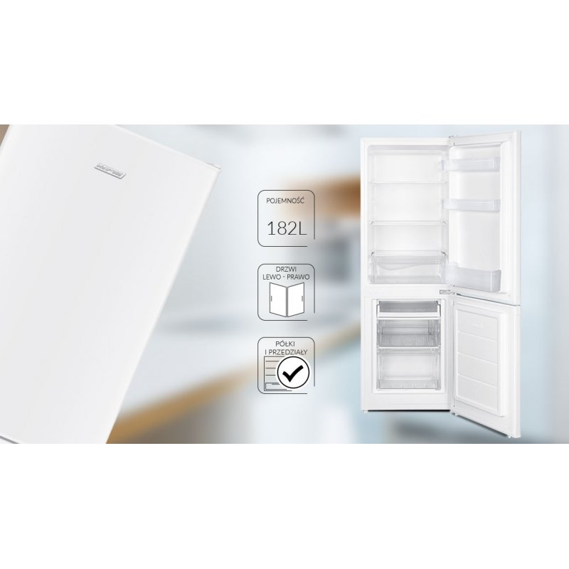 Combined refrigerator-freezer MPM-182-KB-38W (white)