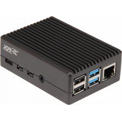 Aluminiumgehäuse für Raspberry Pi 4 B bk