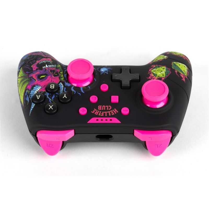 Konix 10009000011 accessoire de jeux vidéo Noir, Rose Manette de jeu Nintendo Switch
