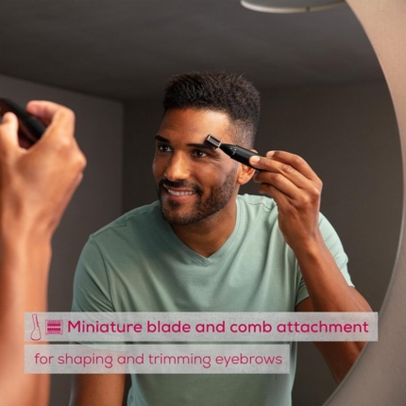 Präzisionstrimmer MN2X , Nasen-/Ohrenhaartrimmer (schwarz)