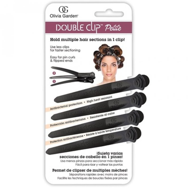 Double Clip Petite Black - Set Of 4