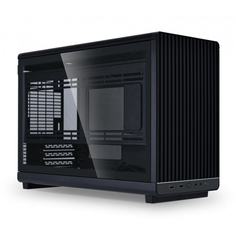 Lian Li DAN Cases A3-mATX Linkes Seitenteil aus Tempered Glass - schwarz