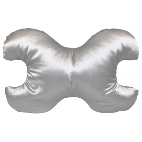 Save My Face - Le Grand Large Pillow w. 100% Silk Cover Silver