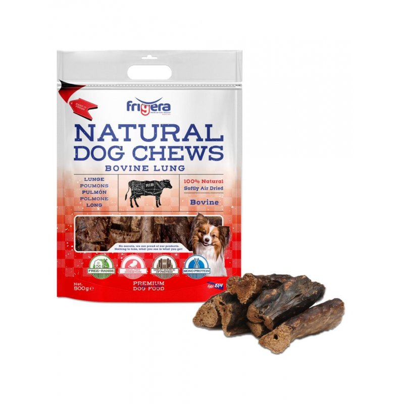Frigera - Natural Dog Chews Bovine lung 500 g - (402285851811)